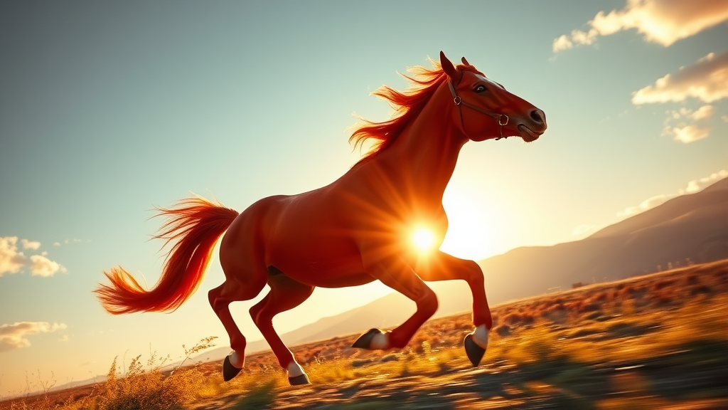 2026년 병오년의 의미와 덕담 (realistic 스타일)