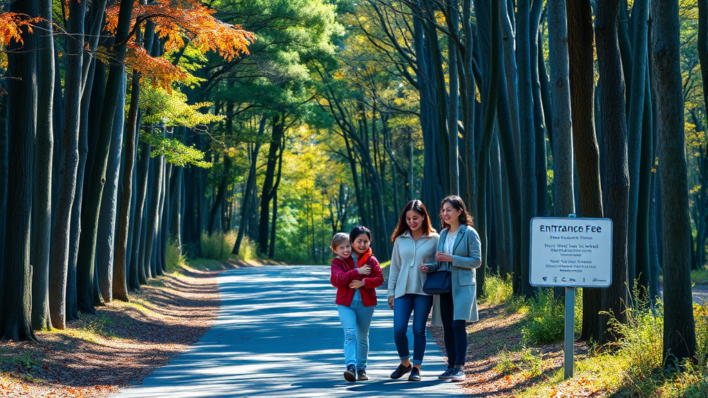 입장료 및 예약 상세 조건 (realistic 스타일)
