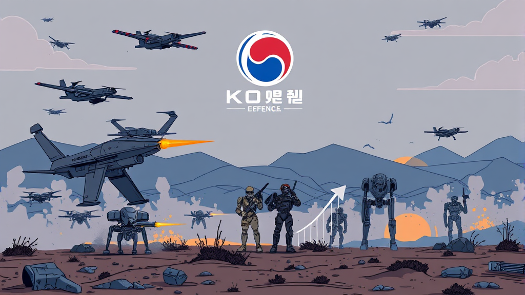 방산 관련주 개요 (illustration 스타일)