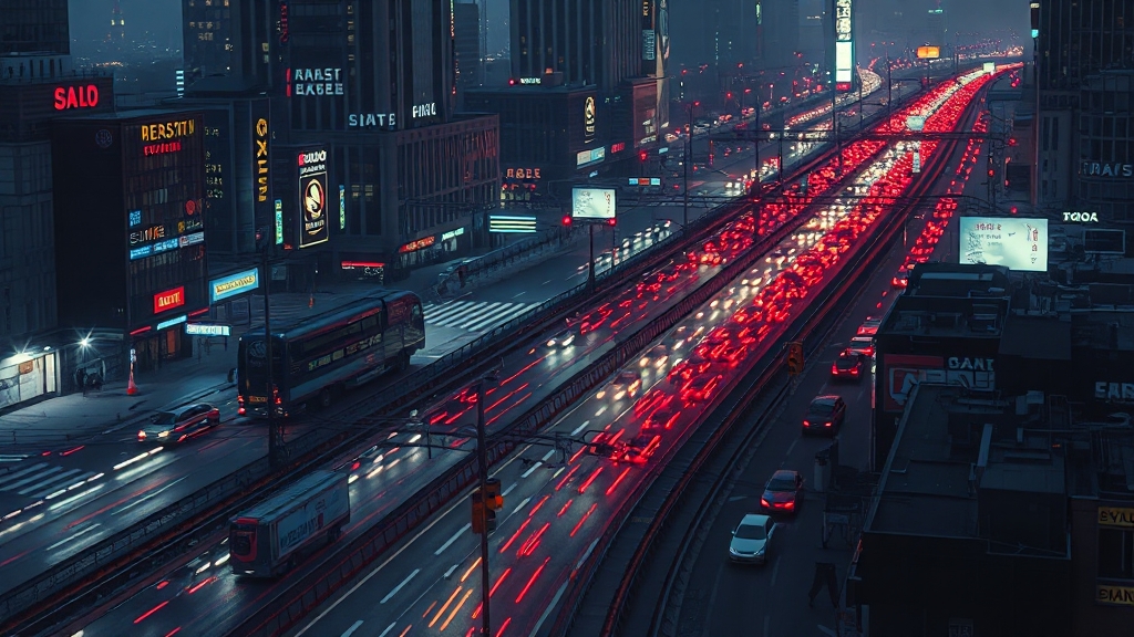 인터넷 마비, 원인은? (realistic 스타일)