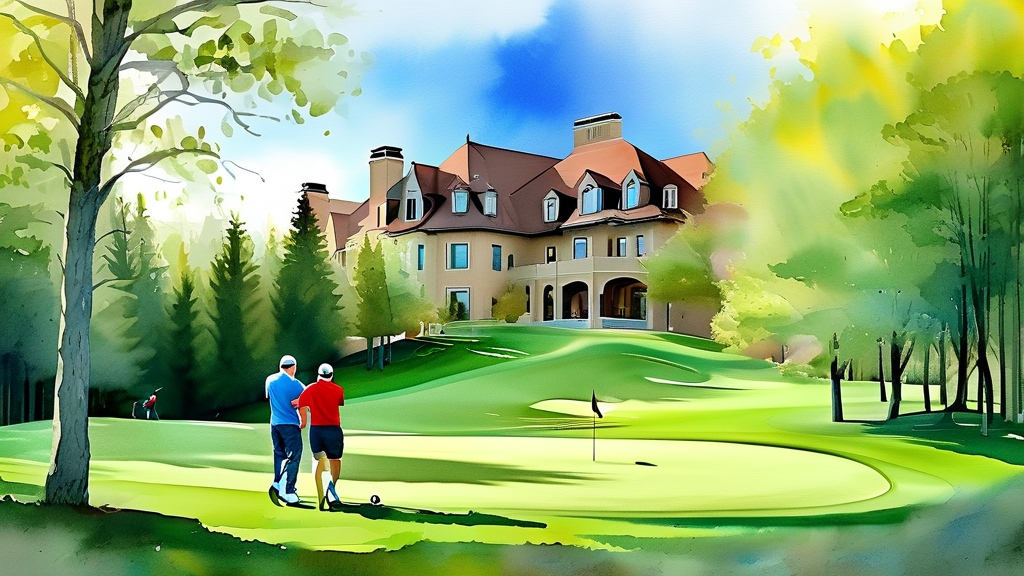 함평 엘리체CC 골프 여행, 놓치지 말아야 할 추가 정보 (watercolor 스타일)