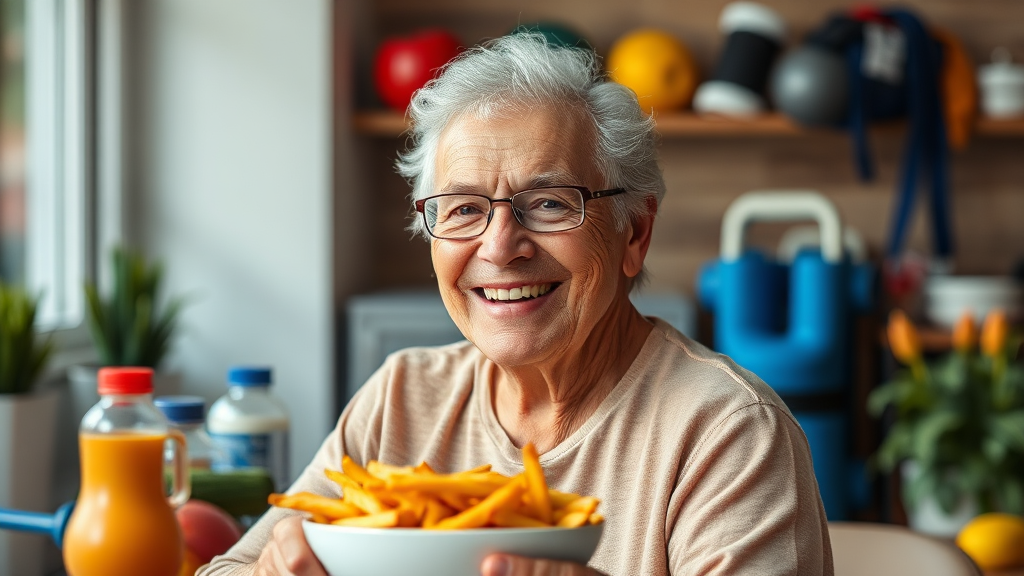 뇌 건강, 지금부터 시작하세요! (realistic 스타일)