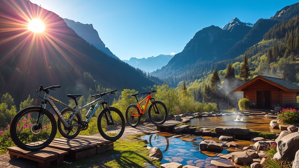 액티비티 명소 추천 (realistic 스타일)