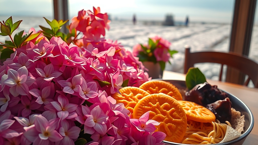 제주도 맛집 & 카페 Best 5 (realistic 스타일)