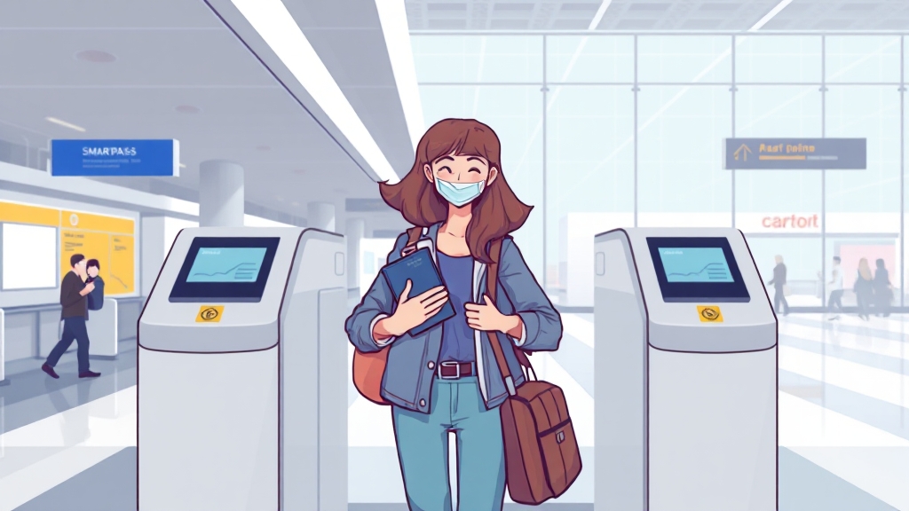 스마트패스 이용 시 주의할 점 (illustration 스타일)