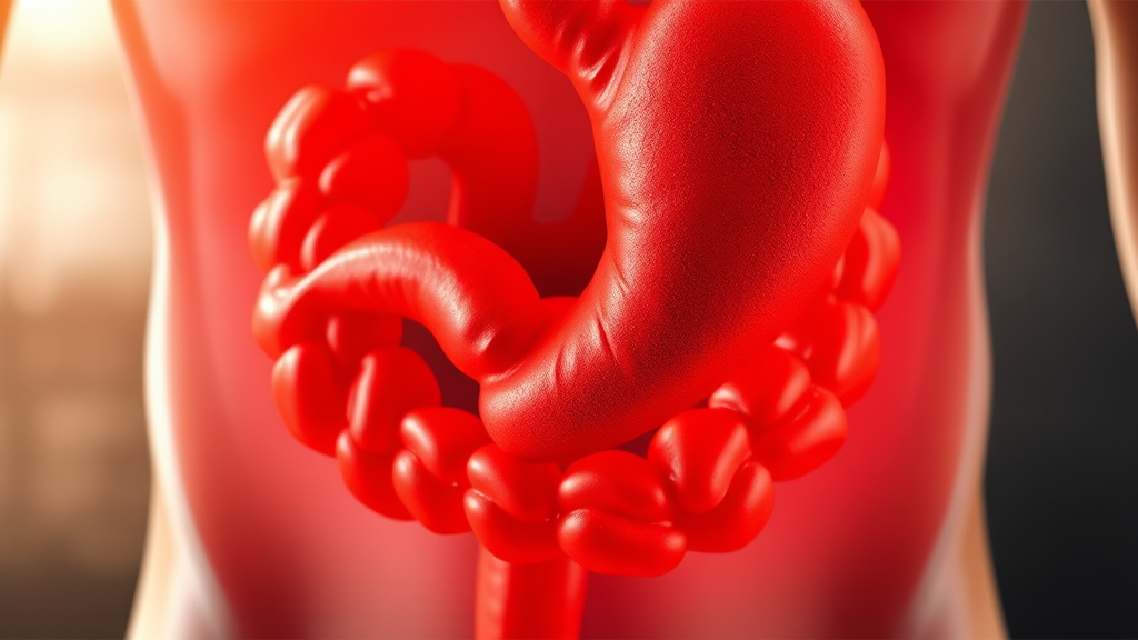 위암 초기 증상: 속 불편함, 혹시 나도? (realistic 스타일)