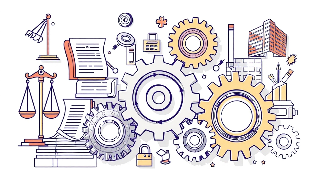 시행규칙: 실질적 절차 규정 (illustration 스타일)