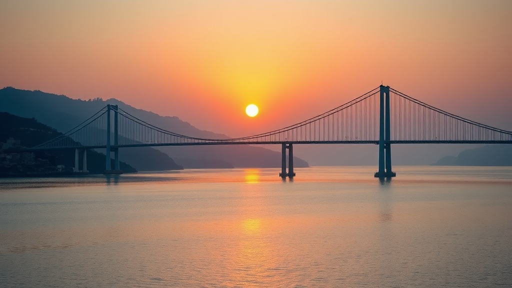 섬 둘레길 관광 코스 추천 (realistic 스타일)