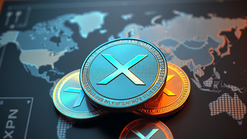 리플(XRP) 작동 원리 및 특징 (realistic 스타일)