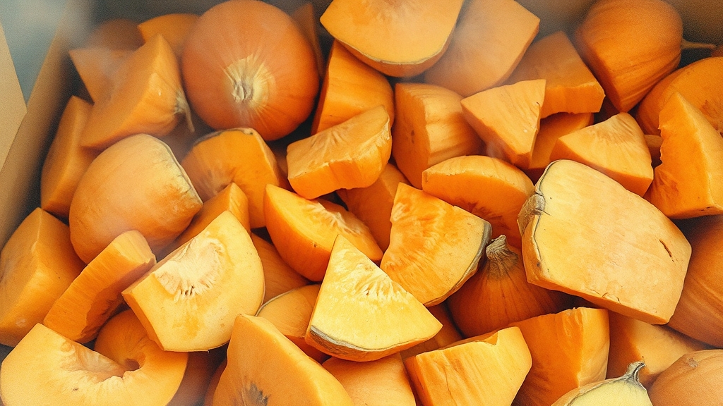 익힌 호박 보관법 (watercolor 스타일)