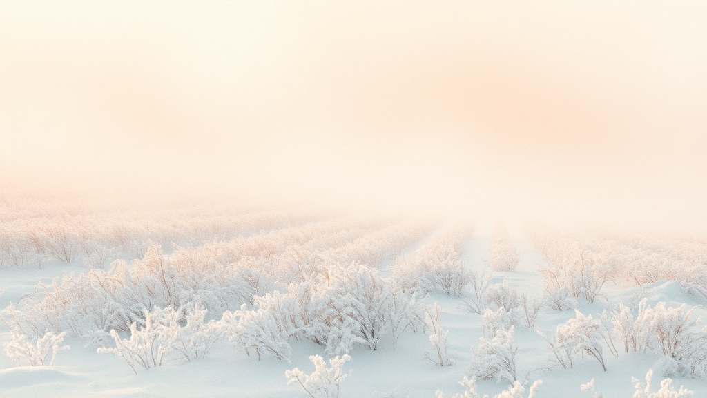 전국 한파주의보 발령 (watercolor 스타일)