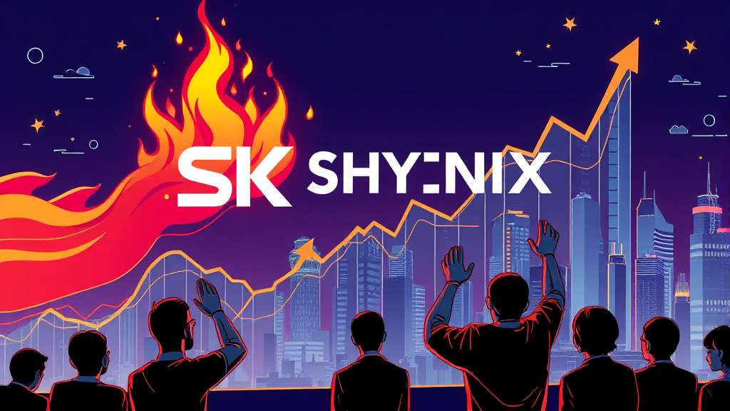 SK하이닉스 자사주 소각 개요 (illustration 스타일)