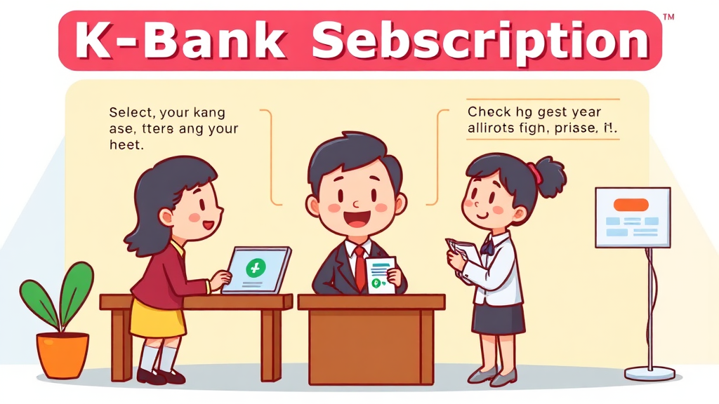 케이뱅크 공모주 청약 방법 완벽 가이드 (cartoon 스타일)