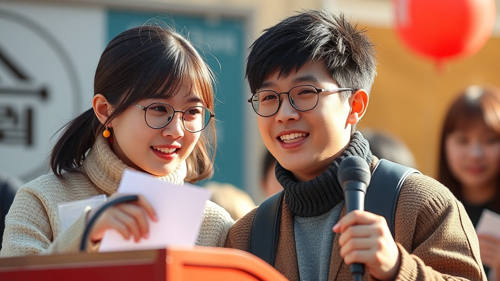 선거권과 피선거권, 누가 해당될까? (realistic 스타일)