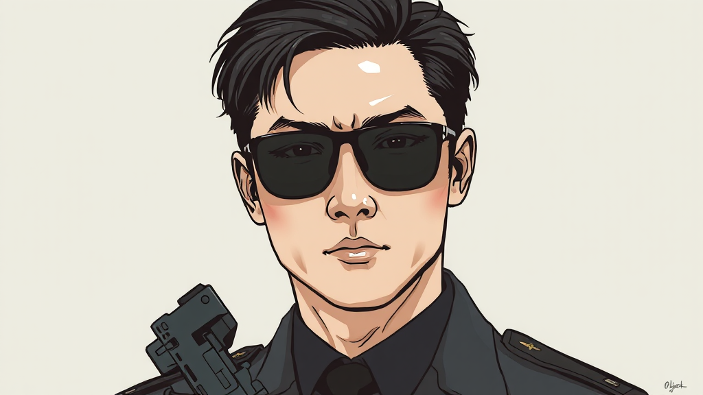 이제훈 ‘김도기’ 부캐 변신 (illustration 스타일)