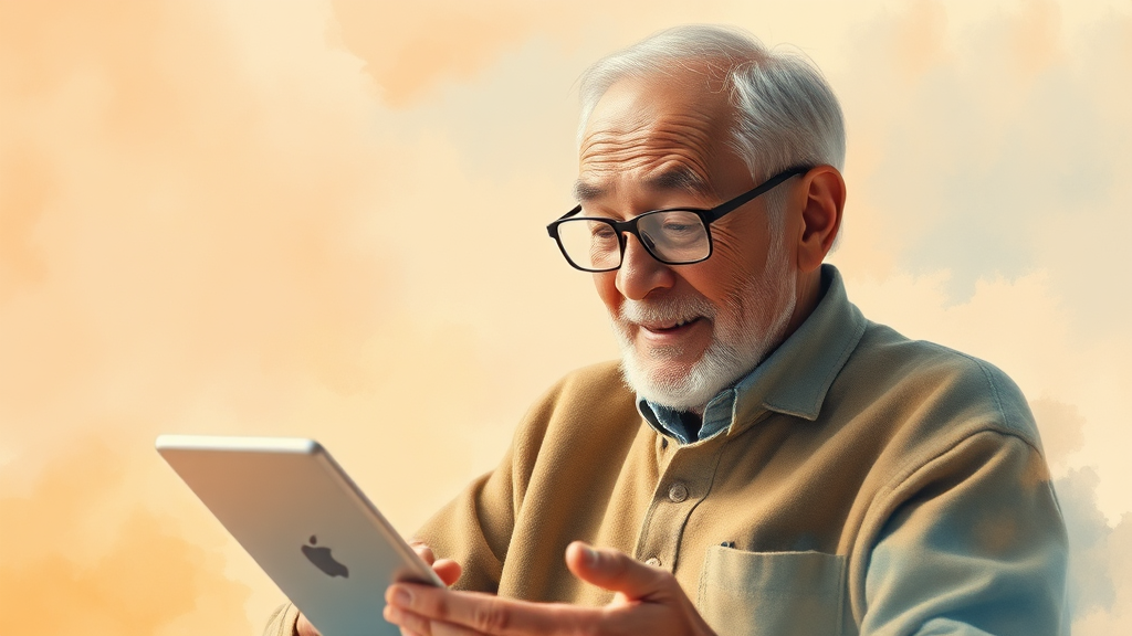 어르신 교육 바우처란? (watercolor 스타일)