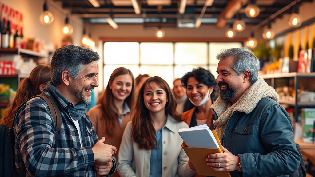 소상공인 지원 정책 활용 전략 (realistic 스타일)