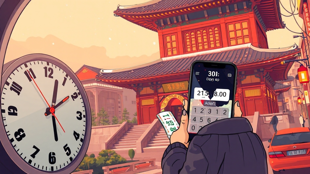 예약 방법 완벽 가이드 (cartoon 스타일)