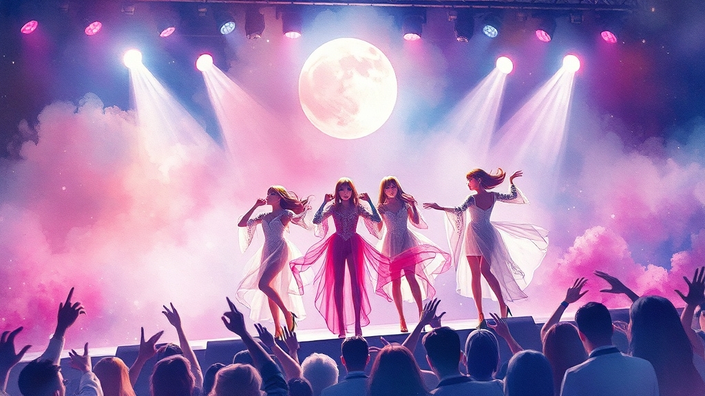 멤버들 콘서트 투어 소감 (watercolor 스타일)