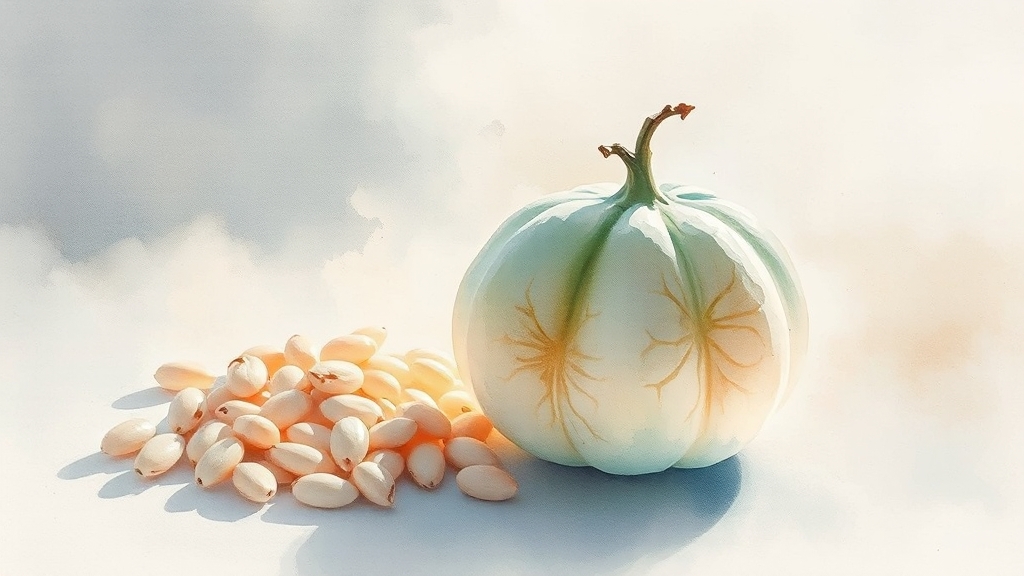 녹두와 상극인 음식은? (watercolor 스타일)