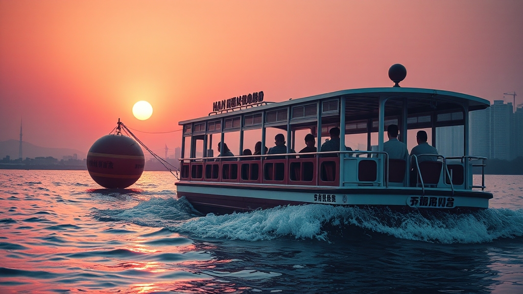 한강 버스 안전 문제점 및 논란 (realistic 스타일)