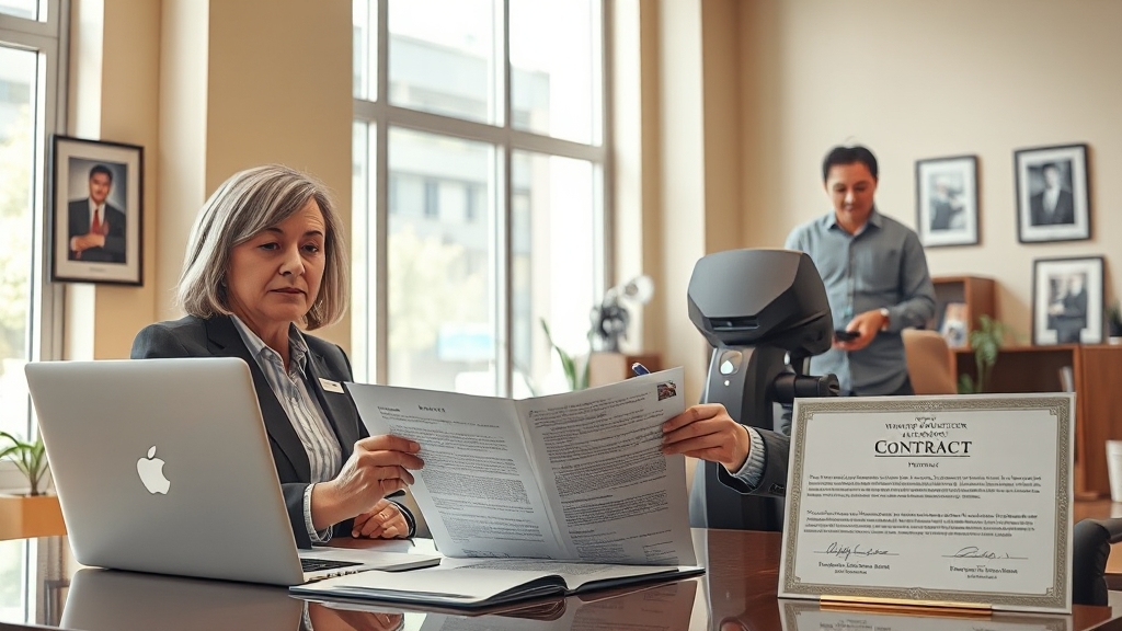 렌탈 관련 문의 및 주의사항 (realistic 스타일)