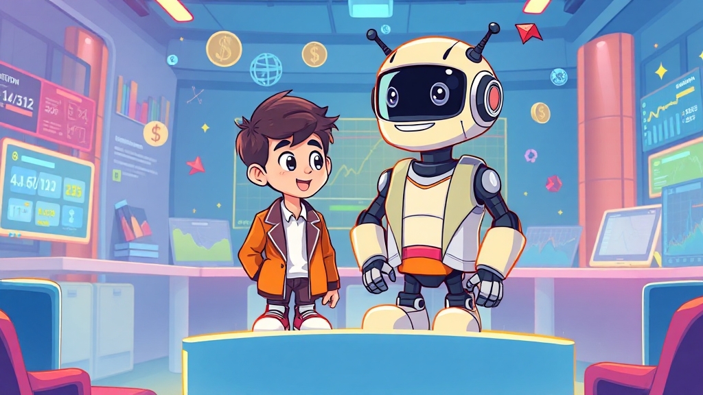 교육, 경제와 긴밀한 연결 (cartoon 스타일)