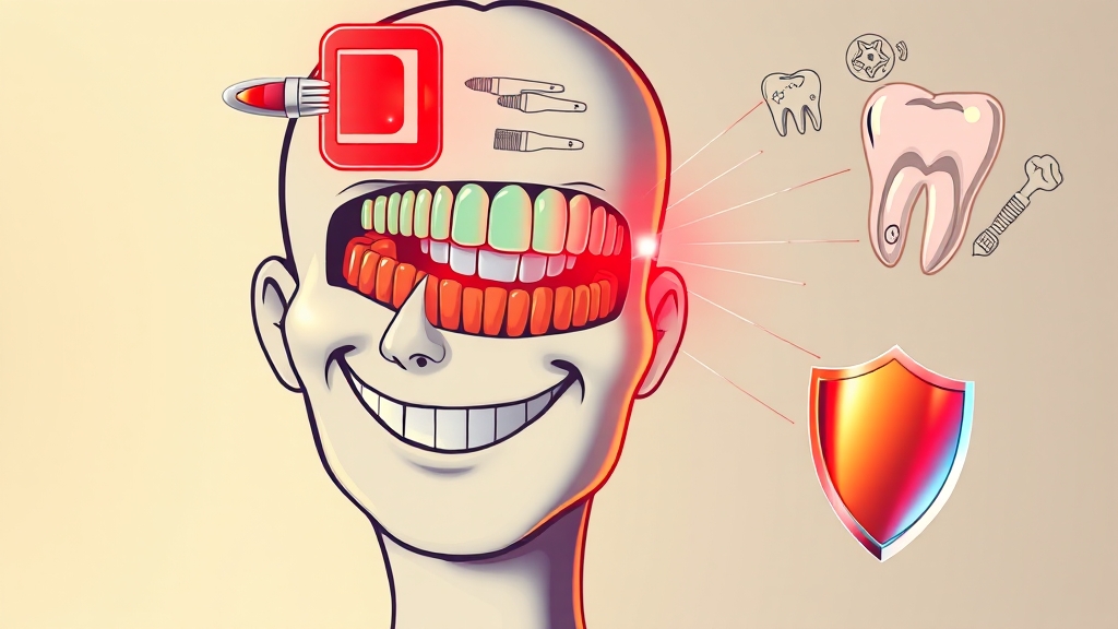 치아 흔들림, 왜 생기는 걸까요? (illustration 스타일)