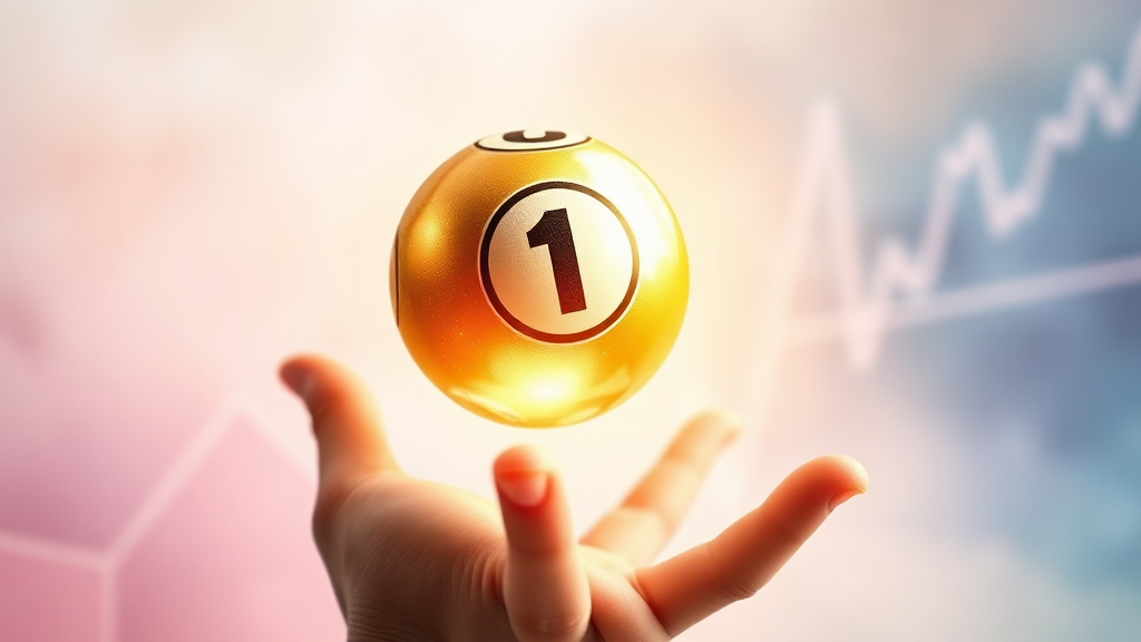 로또 당첨 확률과 전략 (watercolor 스타일)
