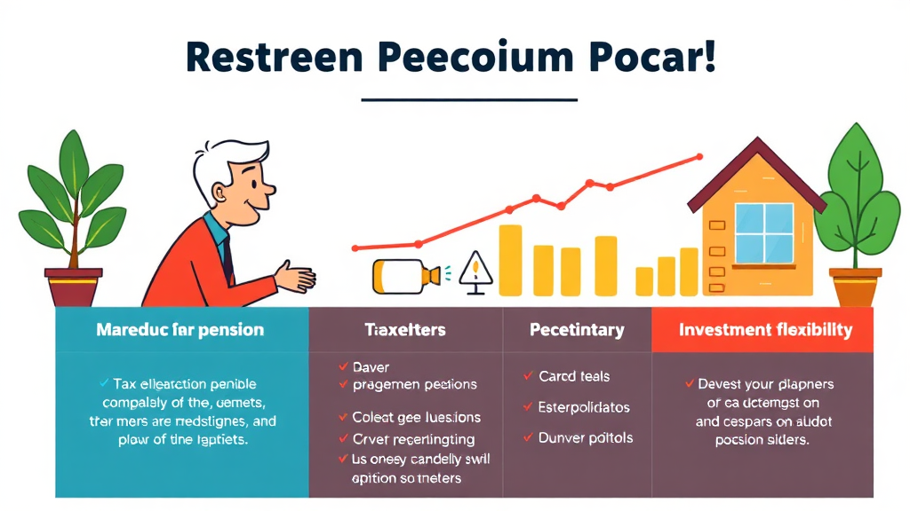 개인연금저축 vs IRP: 나에게 맞는 선택은? (cartoon 스타일)