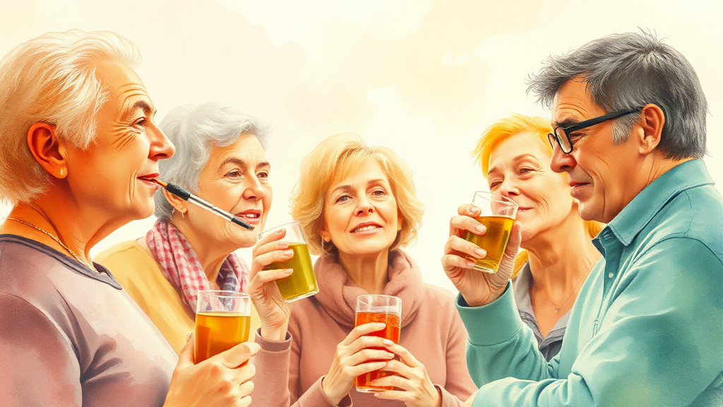 연령별 철분 권장량 알아보기 (watercolor 스타일)