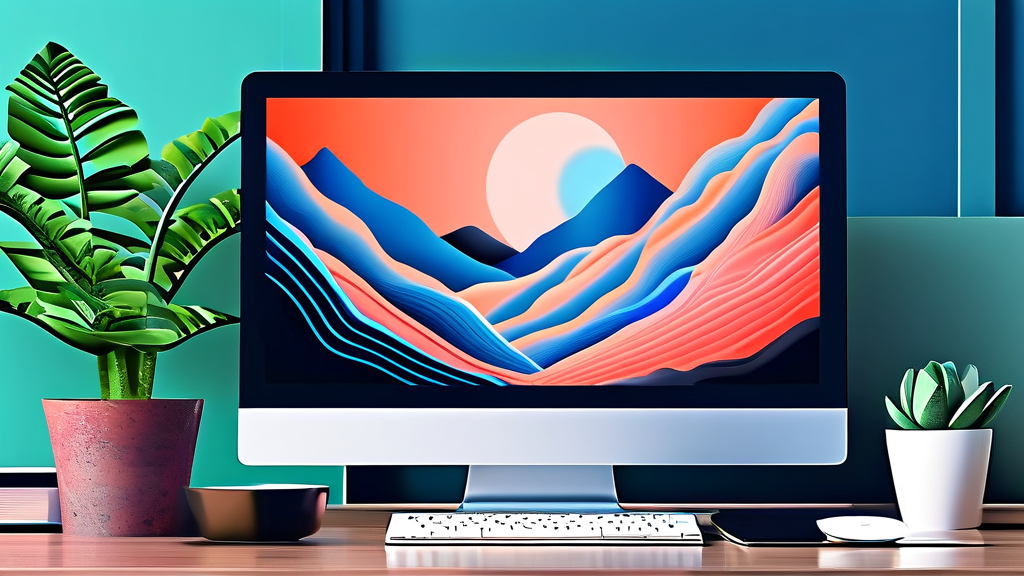 듀얼 모니터 스케일링, 왜 중요할까요? (illustration 스타일)