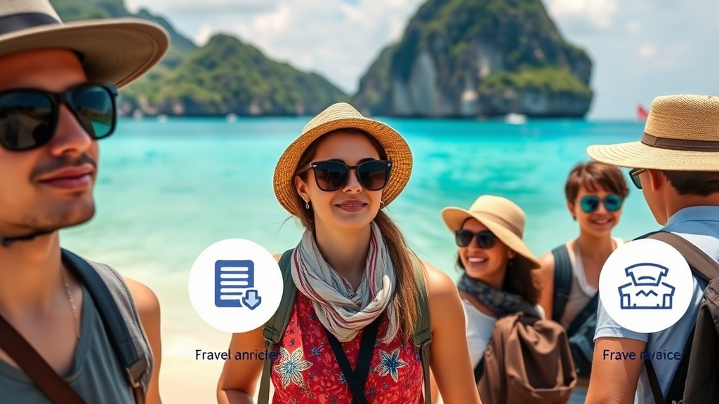 푸꾸옥 여행 시 주의사항 및 꿀팁 (realistic 스타일)