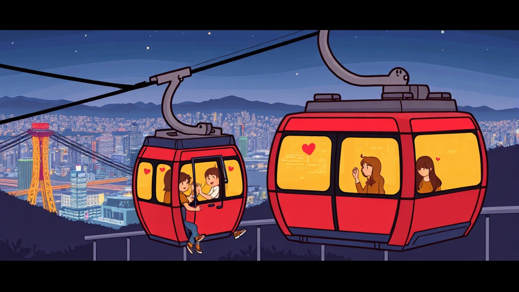 위치 및 운영 정보 (cartoon 스타일)