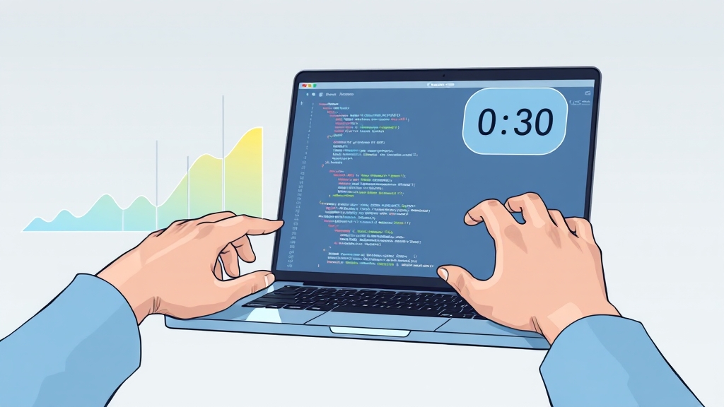 코딩 실력 향상 팁 & 문제 해결 (illustration 스타일)