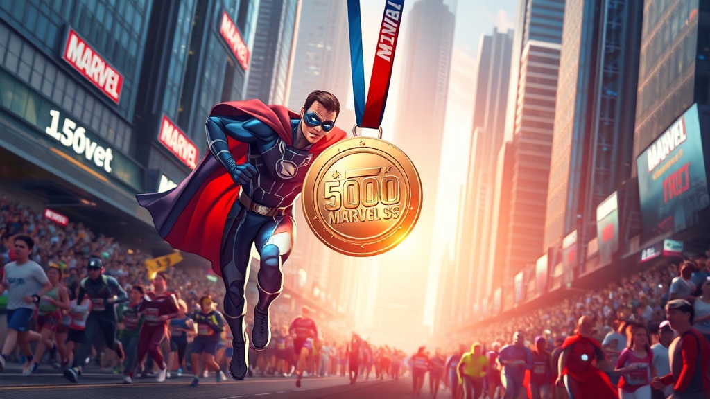 참가비 구성과 레이스팩 혜택 (illustration 스타일)