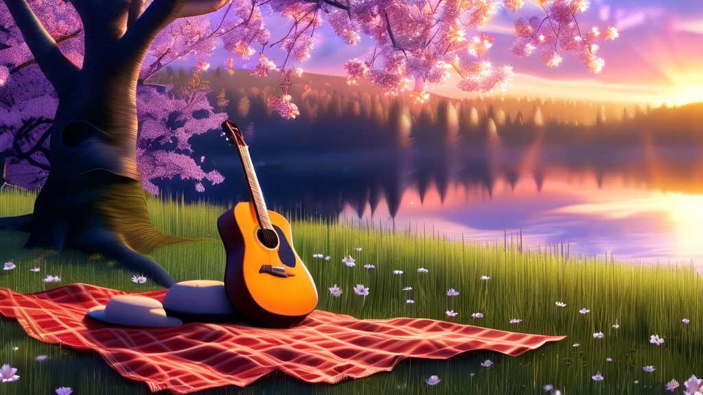 벚꽃 아래, 분위기를 살리는 추천 음악 리스트 (realistic 스타일)