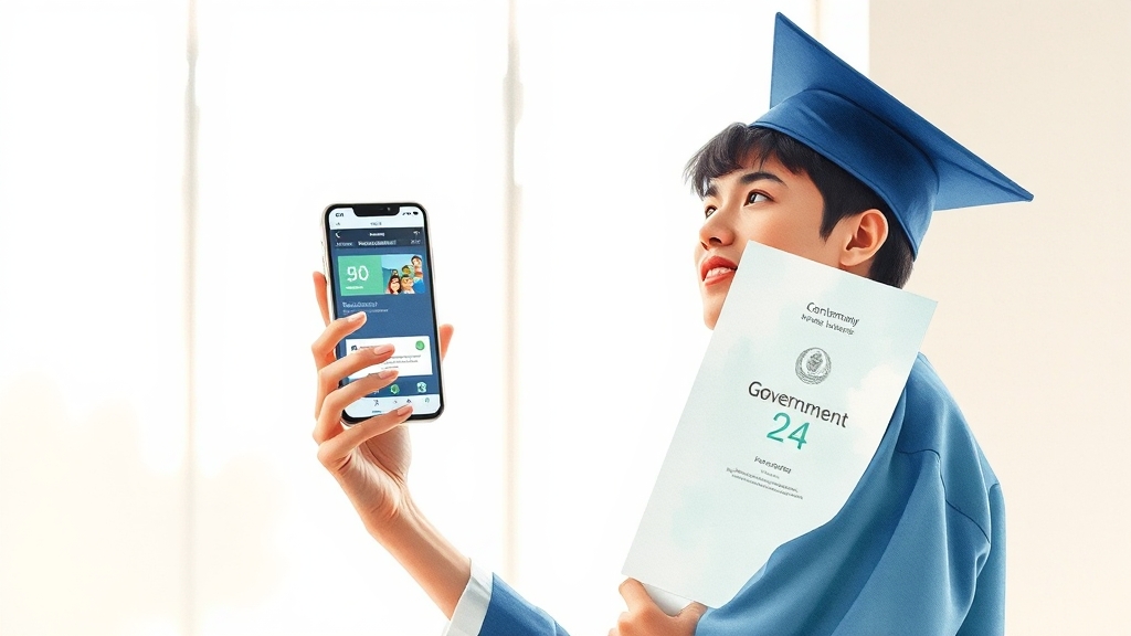 스마트폰으로 간편하게 발급! (watercolor 스타일)
