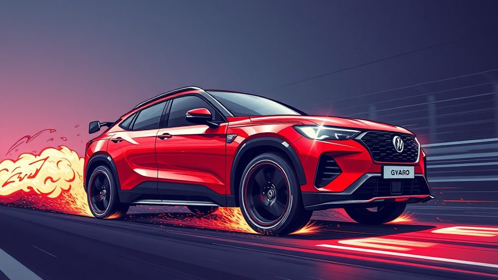 GV60 마그마 성능: 브레이크, 서스펜션, 가속 (illustration 스타일)