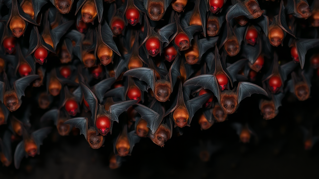 니파바이러스 확산과 관련주 부상 (realistic 스타일)