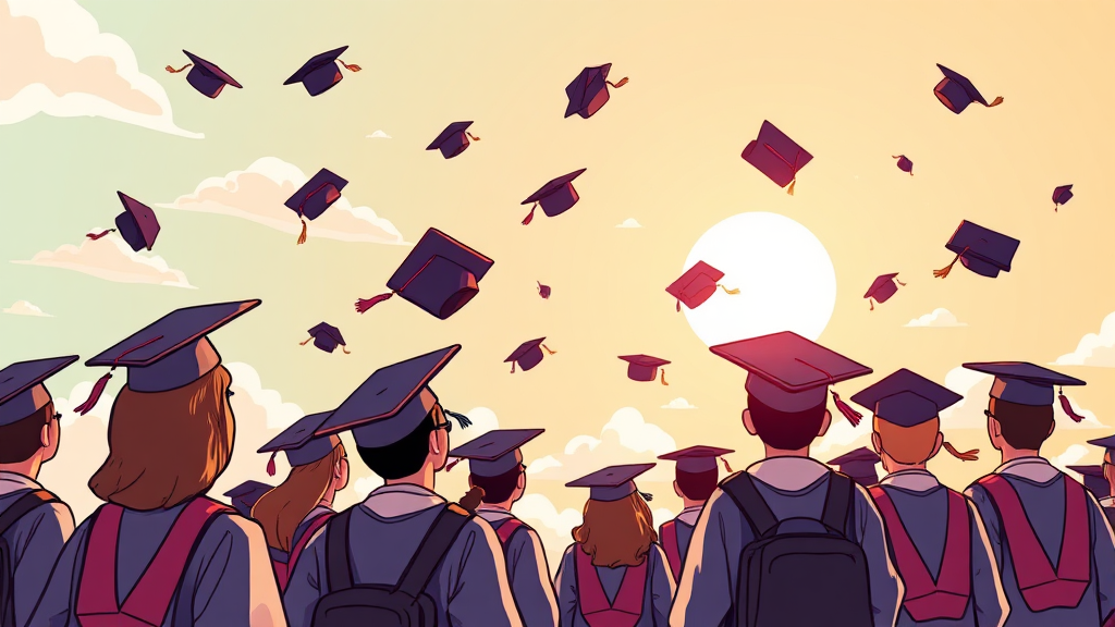 학자금 대출 관련 지원 제도 & 혜택 (cartoon 스타일)