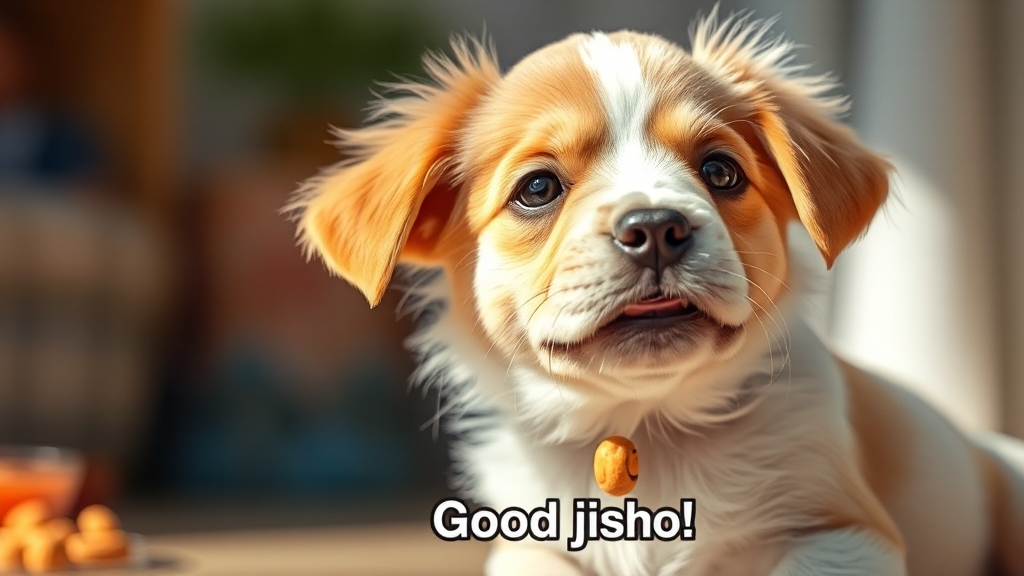 강아지와의 행복한 동행: 훈련과 건강 관리 (realistic 스타일)