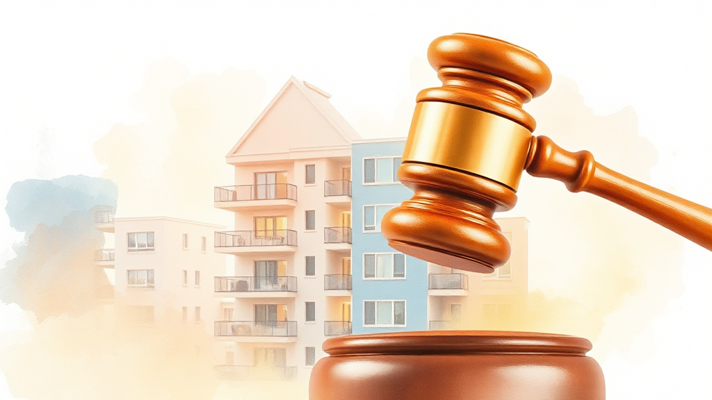 경매 물건 검색 방법 (watercolor 스타일)