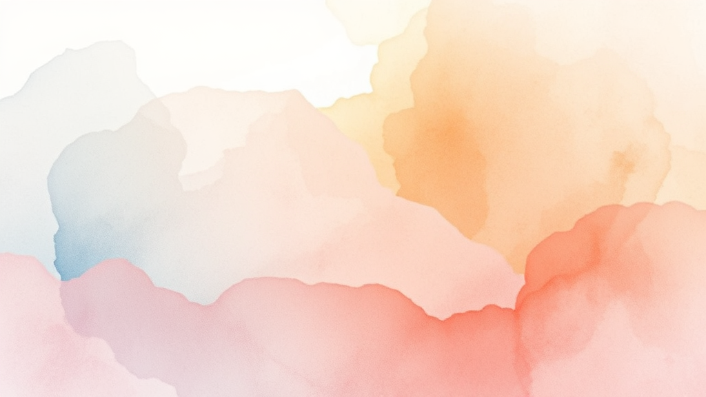 해지 전 필수 확인 사항 (watercolor 스타일)