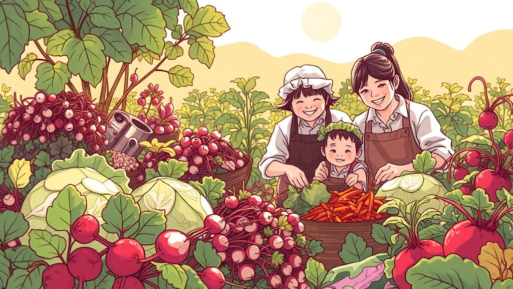 결론: 맛있는 김장 함께 만들어요! (illustration 스타일)