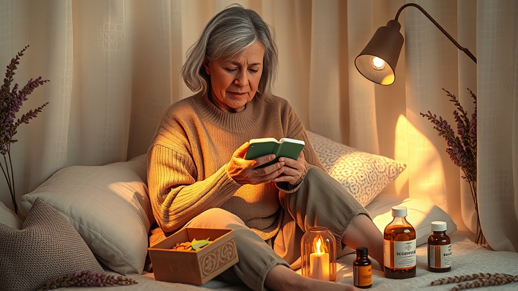 갱년기 관절 통증 치료법 (realistic 스타일)