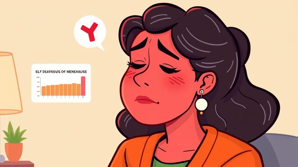 갱년기 자가진단 A to Z 3 갱년기 자가진단, 왜 필요할까? (cartoon 스타일)