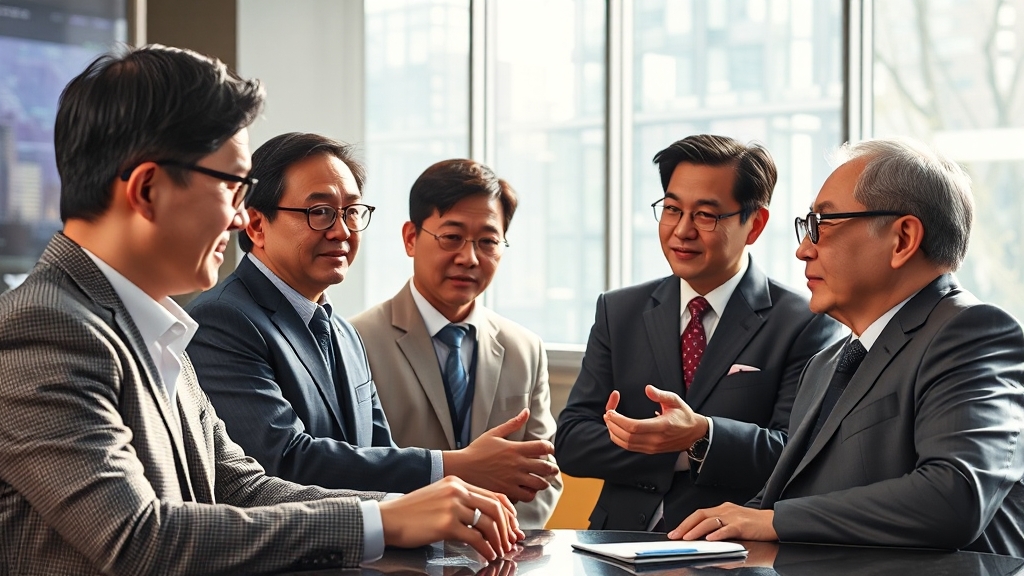 방한 일정 및 주요 의제 (realistic 스타일)