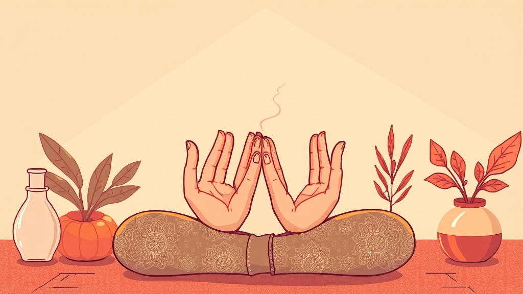 마음 건강을 위한 소비 습관 (illustration 스타일)