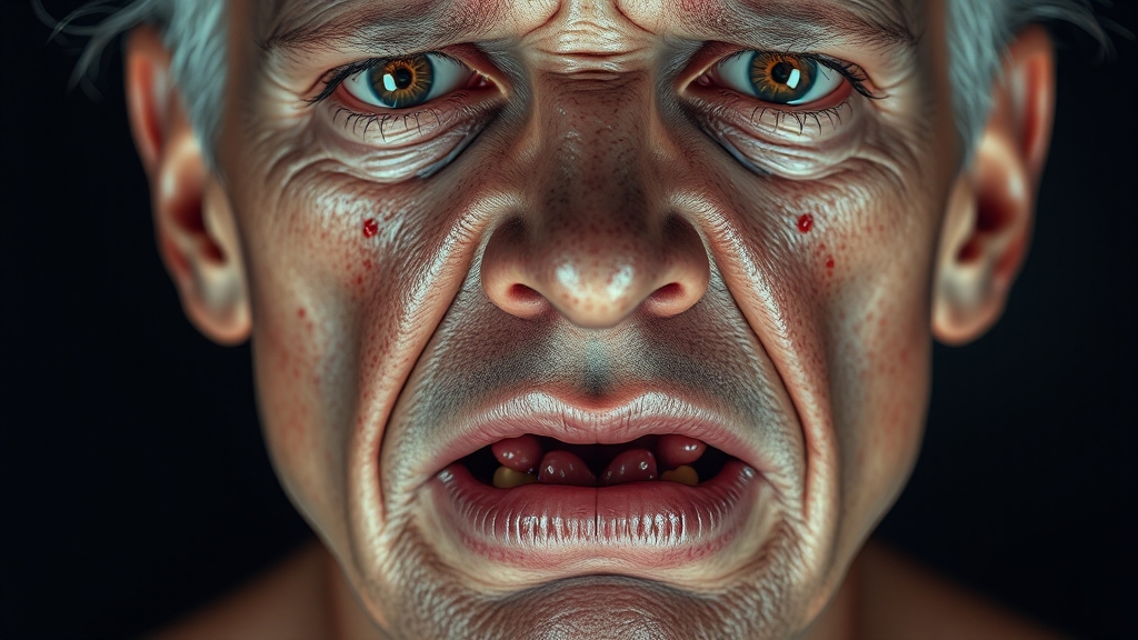 주요 증상: 4가지 특징 (realistic 스타일)